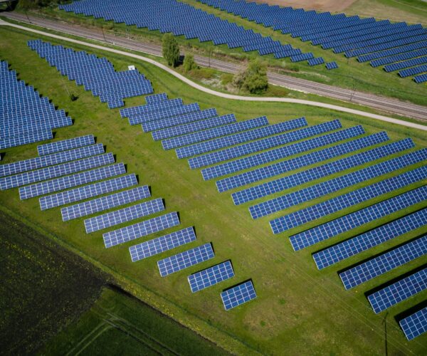 Solar Panel farm in the country